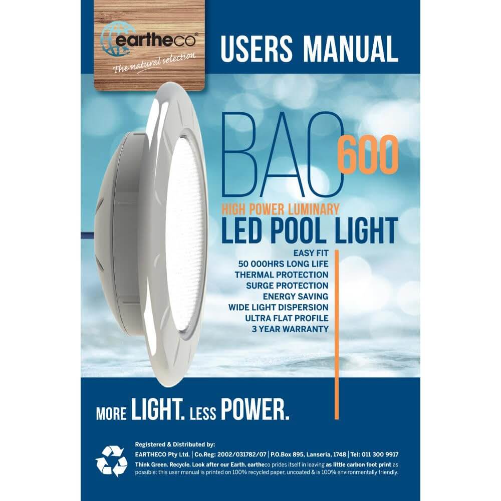 BAO 600 LED Pool Light